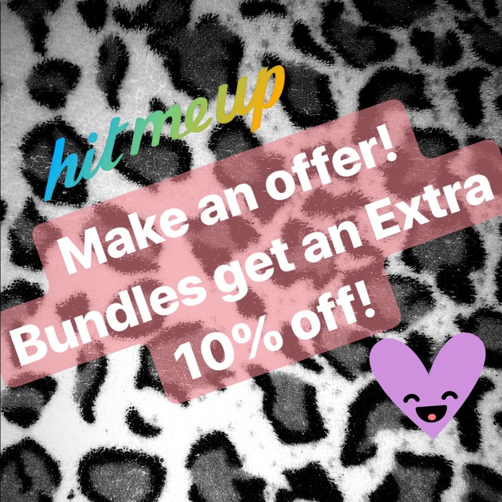 Make an offer!  Bundles get 10% off!